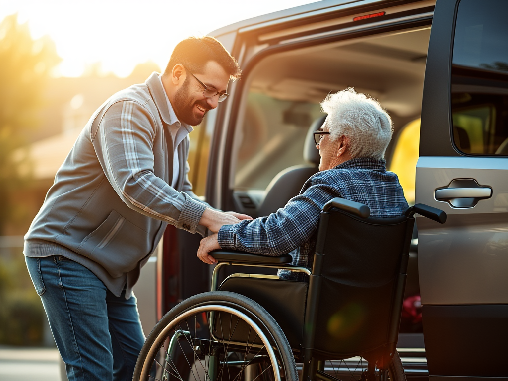 create a high resolution highly detailed image showcasing a compassionate men